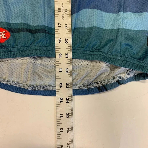 Attack Activewear Men's Sterling Rope Short Sleeve Half Zip Cycling Jersey SZ S - Picture 11 of 11